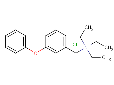 3-PhenoxybenzyltriethylammoniumStructure,56562-66-4Structure 3-Phenoxybenzyltriethylammonium Structure,56562-66-4Structure
