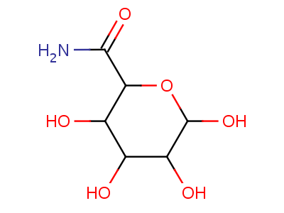 3β,4α,5β,6α-tetrahydroxytetrahydro-2h-pyran-2α-carboxamideStructure,61914-43-0Structure 3β,4α,5β,6α-tetrahydroxytetrahydro-2h-pyran-2α-carboxamide Structure,61914-43-0Structure