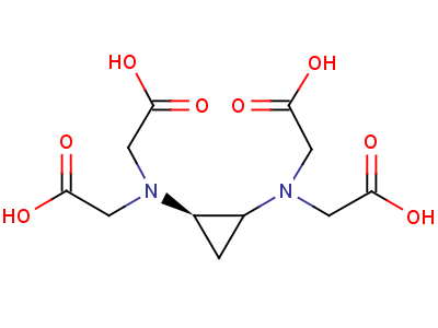Glycine, n,n-1,2-cyclopropanediylbis(n-(carboxymethyl)-, trans-Structure,62491-04-7Structure Glycine, n,n-1,2-cyclopropanediylbis(n-(carboxymethyl)-, trans- Structure,62491-04-7Structure