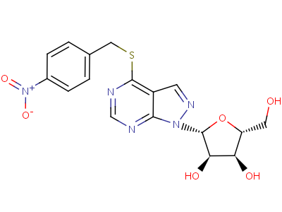 NitrobenzylthioformycinStructure,64372-71-0Structure Nitrobenzylthioformycin Structure,64372-71-0Structure