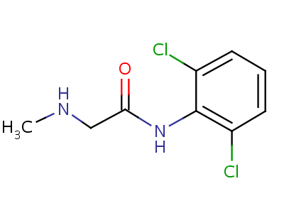 N-(2,6-dichlorophenyl)-2-methylamino-acetamidStructure,73623-37-7Structure N-(2,6-dichlorophenyl)-2-methylamino-acetamid Structure,73623-37-7Structure