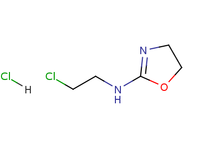 2-Oxazolamine, n-(2-chloroethyl)-4,5-dihydro-, monohydrochlorideStructure,73771-48-9Structure 2-Oxazolamine, n-(2-chloroethyl)-4,5-dihydro-, monohydrochloride Structure,73771-48-9Structure