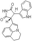(3R,4R)-3-(5,6-二氫-4H-吡咯并[3,2,1-ij]喹啉-1-基)-4-(1H-吲哚-3-基)吡咯烷-2,5-二酮結(jié)構(gòu)式_1000873-98-2結(jié)構(gòu)式