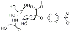 2-O-(p-硝基苯基)-α-d-n-乙二醇神經(jīng)氨酸甲酯結(jié)構(gòu)式_1000890-53-8結(jié)構(gòu)式