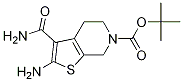 2-氨基-3-氨基甲酰-4,7-二氫-5H-噻吩并[2,3-c]吡啶-6-羧酸叔丁酯結(jié)構(gòu)式_1001020-08-1結(jié)構(gòu)式