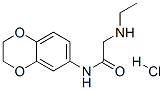 N-(2,3-二氫苯并[b][1,4]二噁英-6-基)-2-(乙基氨基)乙酰胺鹽酸鹽結構式_100254-21-5結構式
