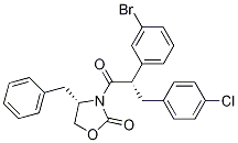 (S)-4-芐基-3-((s)-2-(3-溴苯基)-3-(4-氯苯基)丙?；?噁唑啉-2-酮結(jié)構(gòu)式_1002752-53-5結(jié)構(gòu)式