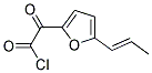 2-Furanacetyl chloride, alpha-oxo-5-(1-propenyl)-(9ci)Structure,100750-55-8Structure 2-Furanacetyl chloride, alpha-oxo-5-(1-propenyl)-(9ci) Structure,100750-55-8Structure