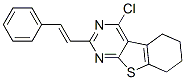 4-氯-2-[2-苯乙烯基]-5,6,7,8-四氫[1]苯并噻吩[2,3-d]嘧啶結(jié)構(gòu)式_101130-32-9結(jié)構(gòu)式