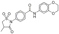 N-(2,3-dihydro-1,4-benzodioxin-6-yl)-4-(4-methyl-1,1-dioxido-3-oxo-2-isothiazolidinyl)benzamideStructure,1011702-84-3Structure N-(2,3-dihydro-1,4-benzodioxin-6-yl)-4-(4-methyl-1,1-dioxido-3-oxo-2-isothiazolidinyl)benzamide Structure,1011702-84-3Structure
