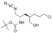 N-[(1S,3R)-1-(疊氮基甲基)-6-氯-3-(羥基甲基)己基]-氨基甲酸 1,1-二甲基乙酯結(jié)構(gòu)式_1013937-97-7結(jié)構(gòu)式