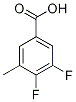 3,4二氟-5-甲基苯甲酸結(jié)構(gòu)式_1017778-60-7結(jié)構(gòu)式