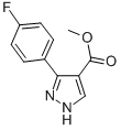 1H-Pyrazole-4-carboxylic acid, 3-(4-fluorophenyl)-, methyl esterStructure,1017784-36-9Structure 1H-Pyrazole-4-carboxylic acid, 3-(4-fluorophenyl)-, methyl ester Structure,1017784-36-9Structure
