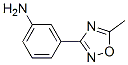 3-(5-Methyl-1,2,4-oxadiazol-3-yl)anilineStructure,10185-69-0Structure 3-(5-Methyl-1,2,4-oxadiazol-3-yl)aniline Structure,10185-69-0Structure