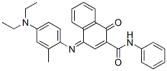 2-Phenylcarbamoyl-1,4-naphthoquinone-4-(4-diethylamino-2-methylphenyl)imine Structure,102187-19-9Structure