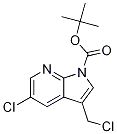 5-氯-3-氯甲基-吡咯并[2,3-b]吡啶-1-羧酸叔丁酯酯結(jié)構(gòu)式_1029053-07-3結(jié)構(gòu)式