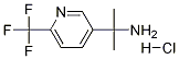1-Methyl-1-(6-trifluoromethyl-pyridin-3-yl)-ethylamine hydrochlorideStructure,1031721-46-6Structure 1-Methyl-1-(6-trifluoromethyl-pyridin-3-yl)-ethylamine hydrochloride Structure,1031721-46-6Structure