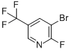 Pyridine, 3-bromo-2-fluoro-5-(trifluoromethyl)-Structure,1031929-01-7Structure Pyridine, 3-bromo-2-fluoro-5-(trifluoromethyl)- Structure,1031929-01-7Structure
