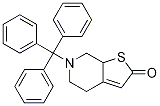 Thieno[2,3-c]pyridin-2(4h)-one, 5,6,7,7a-tetrahydro-6-(triphenylmethyl)- Structure,1032707-62-2Structure