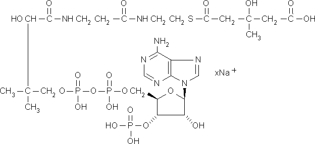 Coenzyme a s-(hydrogen3-hydroxy-3-methyl pentanedioate) disodium saltStructure,103476-21-7Structure Coenzyme a s-(hydrogen3-hydroxy-3-methyl pentanedioate) disodium salt Structure,103476-21-7Structure