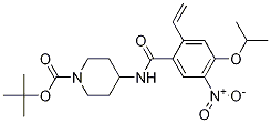 Tert-butyl 4-(4-isopropoxy-5-nitro-2-vinylbenzamido)piperidine-1-carboxylateStructure,1035230-11-5Structure Tert-butyl 4-(4-isopropoxy-5-nitro-2-vinylbenzamido)piperidine-1-carboxylate Structure,1035230-11-5Structure