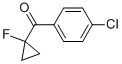 Methanone, (4-chlorophenyl)(1-fluorocyclopropyl)-(9ci)Structure,103543-60-8Structure Methanone, (4-chlorophenyl)(1-fluorocyclopropyl)-(9ci) Structure,103543-60-8Structure