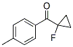Methanone, (1-fluorocyclopropyl)(4-methylphenyl)-(9ci)Structure,103543-84-6Structure Methanone, (1-fluorocyclopropyl)(4-methylphenyl)-(9ci) Structure,103543-84-6Structure