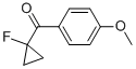 Methanone, (1-fluorocyclopropyl)(4-methoxyphenyl)-(9ci)Structure,103543-85-7Structure Methanone, (1-fluorocyclopropyl)(4-methoxyphenyl)-(9ci) Structure,103543-85-7Structure