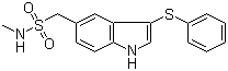 N-methyl-3-(phenylthio)-1h-indole-5-methanesulfonamideStructure,103654-21-3Structure N-methyl-3-(phenylthio)-1h-indole-5-methanesulfonamide Structure,103654-21-3Structure