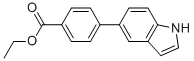 4-(1H-indol-5-yl)-benzoic acid ethyl esterStructure,1037364-92-3Structure 4-(1H-indol-5-yl)-benzoic acid ethyl ester Structure,1037364-92-3Structure