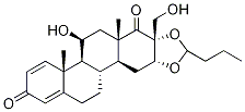 16alpha,17-[(1RS)-丁亞基二(氧基)]-11beta-羥基-17-(羥基甲基)-D-高雄甾-1,4-二烯-3,17a-二酮結(jié)構(gòu)式_1040085-99-1結(jié)構(gòu)式