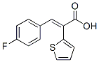 3-(4-Fluoro-phenyl)-2-thiophen-2-yl-acrylic acidStructure,104314-04-7Structure 3-(4-Fluoro-phenyl)-2-thiophen-2-yl-acrylic acid Structure,104314-04-7Structure