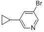 3-Bromo-5-cyclopropylpyridine Structure,1044210-57-2Structure