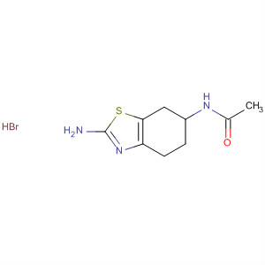 N-(2-氨基-4,5,6,7-四氫苯并[d]噻唑-6-基)乙酰胺氫溴酸結(jié)構(gòu)式_104617-50-7結(jié)構(gòu)式
