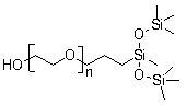α-[3-[1,3,3,3-四甲基-1-(三甲基硅基-氧代)二硅氧烷]-丙基-ω-羥基聚氧乙烯)結(jié)構(gòu)式_104780-66-7結(jié)構(gòu)式