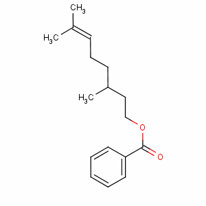 6-Octen-1-ol, 3,7-dimethyl-, benzoateStructure,10482-77-6Structure 6-Octen-1-ol, 3,7-dimethyl-, benzoate Structure,10482-77-6Structure