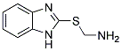 Methanamine, 1-(1h-benzimidazol-2-ylthio)-(9ci)Structure,104905-27-3Structure Methanamine, 1-(1h-benzimidazol-2-ylthio)-(9ci) Structure,104905-27-3Structure