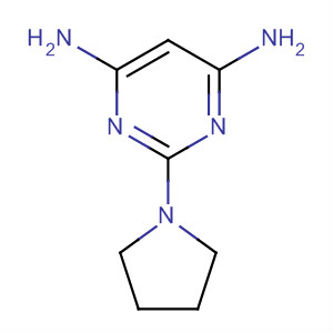 2-(1-吡咯烷)-4,6-嘧啶二胺結構式_104990-33-2結構式