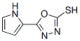5-(1H-pyrrol-2-yl)-1,3,4-oxadiazole-2-thiolStructure,10551-16-3Structure 5-(1H-pyrrol-2-yl)-1,3,4-oxadiazole-2-thiol Structure,10551-16-3Structure