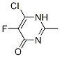 6-Chloro-5-fluoro-2-methyl-4(1h)-pyrimidinoneStructure,105806-14-2Structure 6-Chloro-5-fluoro-2-methyl-4(1h)-pyrimidinone Structure,105806-14-2Structure