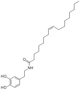 N-OleoyldopamineStructure,105955-11-1Structure N-Oleoyldopamine Structure,105955-11-1Structure