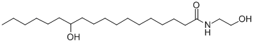 12-羥基-n-(2-羥基乙基)-十八烷酰胺結(jié)構(gòu)式_106-15-0結(jié)構(gòu)式