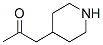 2-Propanone, 1-(4-piperidinyl)-(9ci)Structure,106140-41-4Structure 2-Propanone, 1-(4-piperidinyl)-(9ci) Structure,106140-41-4Structure