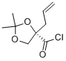 1,3-Dioxolane-4-carbonyl chloride, 2,2-dimethyl-4-(2-propenyl)-, (s)-(9ci)Structure,106268-01-3Structure 1,3-Dioxolane-4-carbonyl chloride, 2,2-dimethyl-4-(2-propenyl)-, (s)-(9ci) Structure,106268-01-3Structure