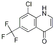 8-Chloro-6-trifluoromethyl-1h-quinolin-4-oneStructure,1065092-49-0Structure 8-Chloro-6-trifluoromethyl-1h-quinolin-4-one Structure,1065092-49-0Structure