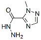 (9ci)-1-甲基-1H-1,2,4-噻唑-5-羧酸肼結(jié)構(gòu)式_106535-36-8結(jié)構(gòu)式