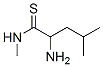 Pentanethioamide, 2-amino-n,4-dimethyl-Structure,106916-35-2Structure Pentanethioamide, 2-amino-n,4-dimethyl- Structure,106916-35-2Structure