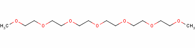 1-[2-(2-甲氧基乙氧基)乙氧基]-2-[2-[2-(2-甲氧基乙氧基)乙氧基]乙氧基]乙烷結(jié)構(gòu)式_1072-40-8結(jié)構(gòu)式