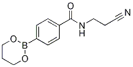 N-(2-氰基乙基)-4-(1,3,2-二氧硼雜環(huán)己烷-2-基)苯甲酰胺結(jié)構(gòu)式_1073372-08-3結(jié)構(gòu)式