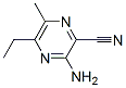 Pyrazinecarbonitrile, 3-amino-5-ethyl-6-methyl-(9ci)Structure,107343-75-9Structure Pyrazinecarbonitrile, 3-amino-5-ethyl-6-methyl-(9ci) Structure,107343-75-9Structure